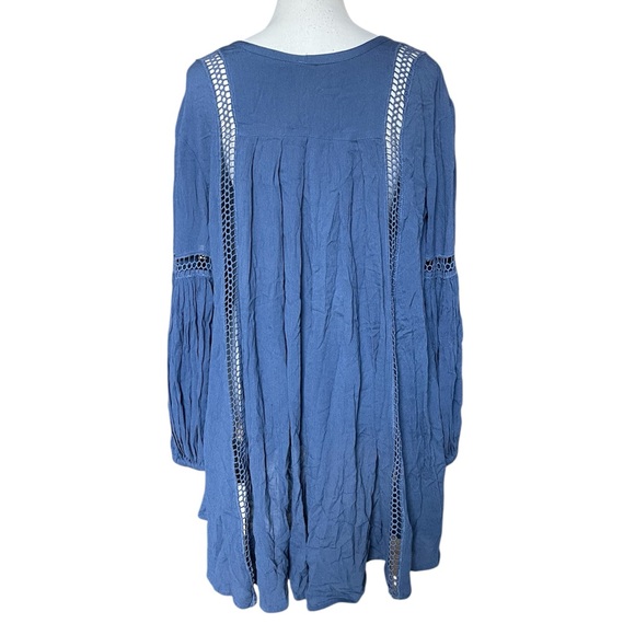 Free People babydoll crochet inset swing tunic - Picture 10 of 13